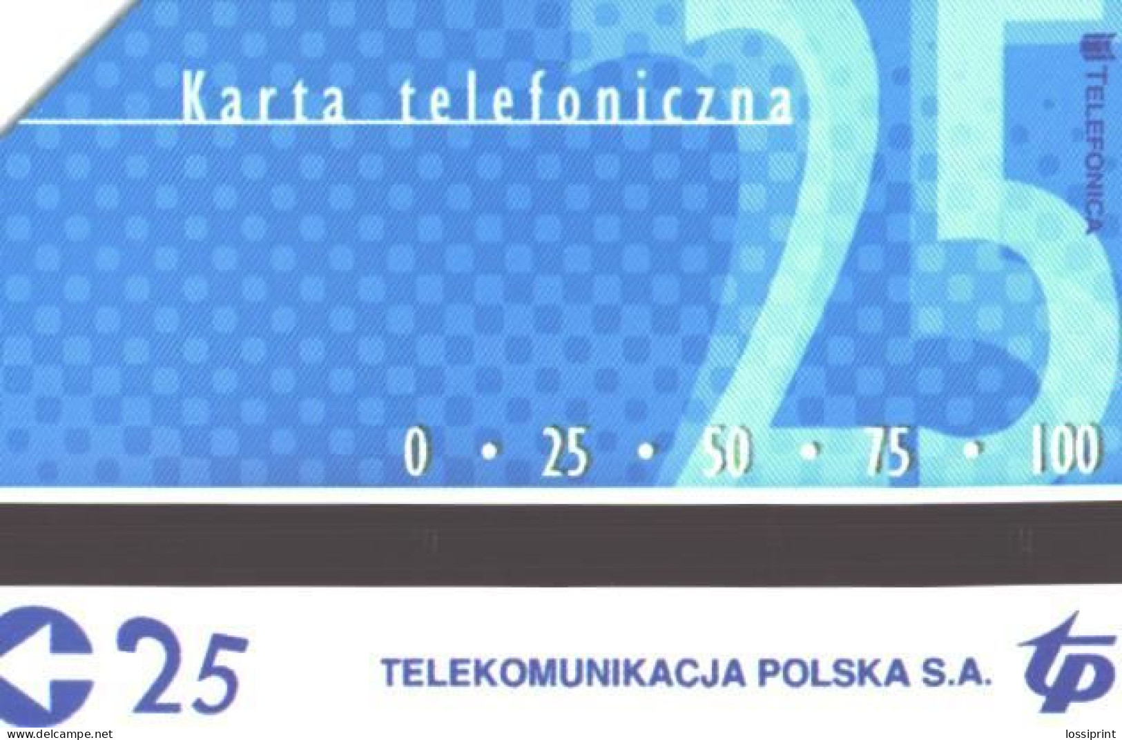 Poland:Used Phonecard, Telekomunikacja Polska S.A., 25 Units, Jaroslaw Lighthouse - Fari