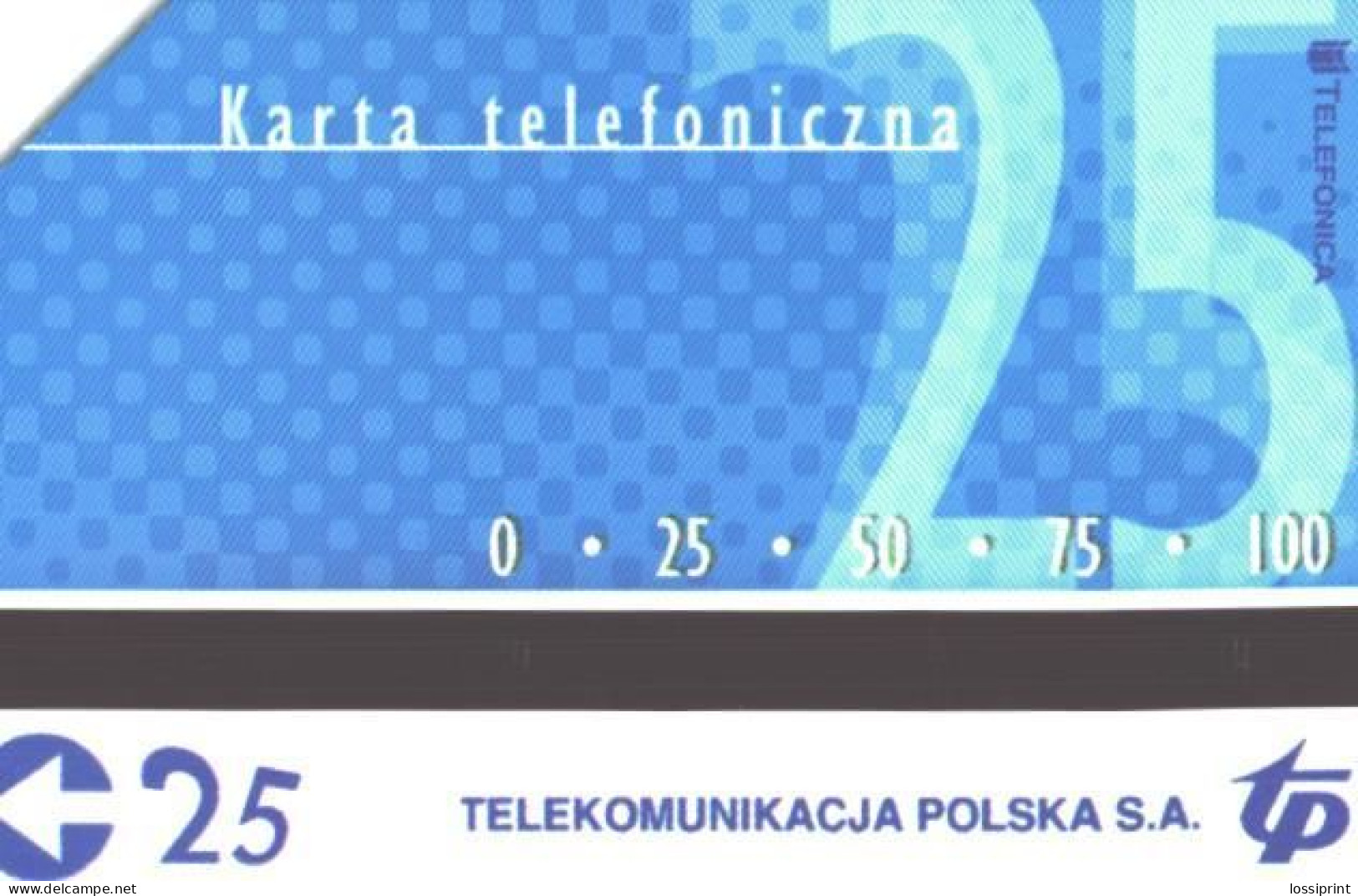 Poland:Used Phonecard, Telekomunikacja Polska S.A., 25 Units, Jaroslaw Lighthouse - Faros