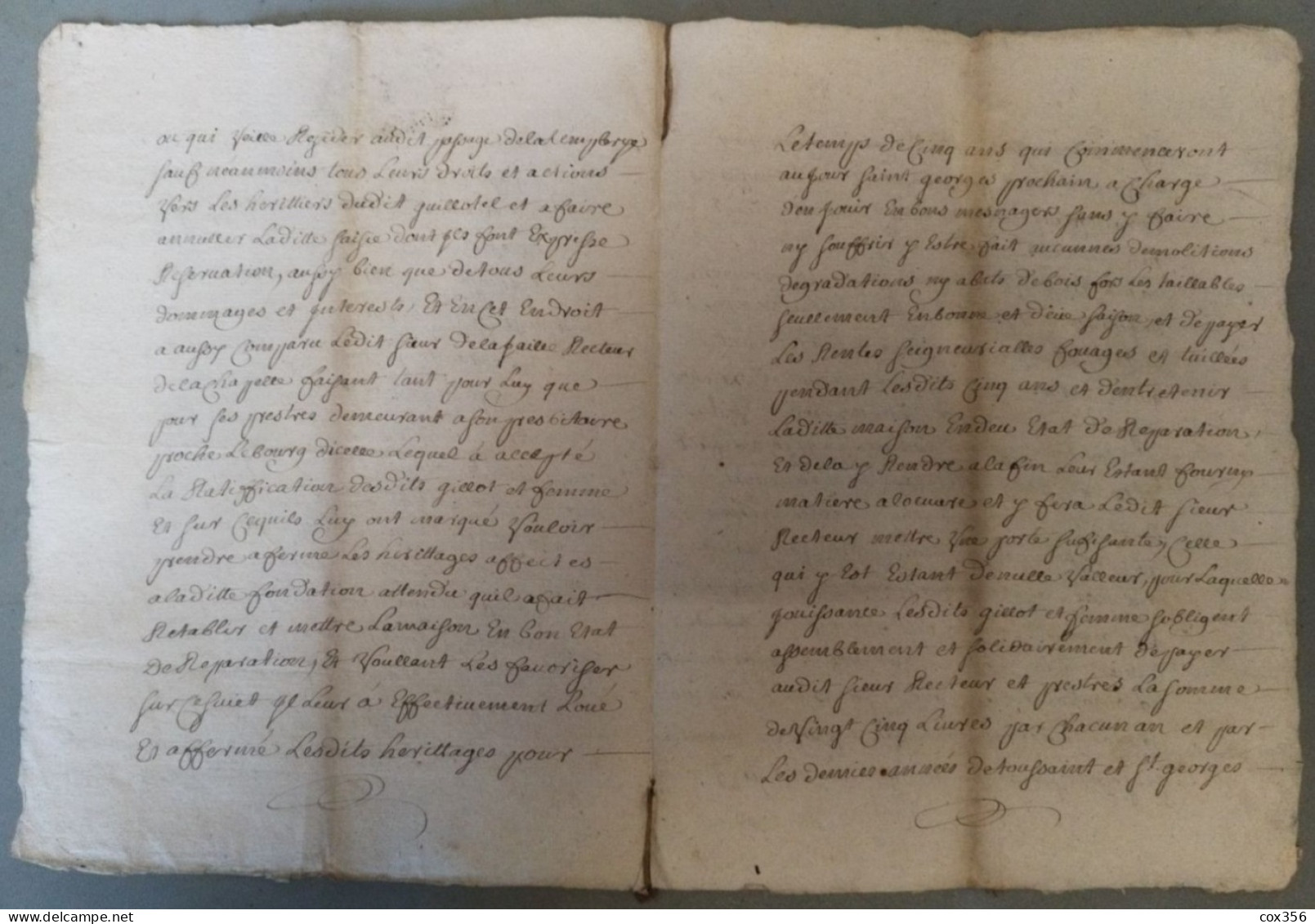 VIEUX PAPIERS Cachets BRETAGNE 1638 . Signer LEMOINE Note ROYAL - Cachets Généralité