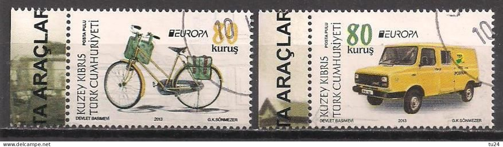 Zypern Türk. / Turkish Cyprus  (2013)  Mi.Nr.  774 I + 775 I  Gest. / Used  (6hf01)  EUROPA - 2013