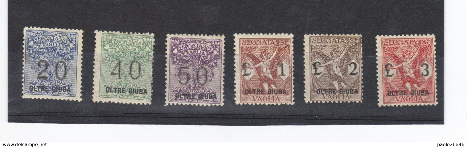 1925 Oltre Giuba Segnatasse Per Vaglia, Nuovi Gomma Integra MNH - Oltre Giuba