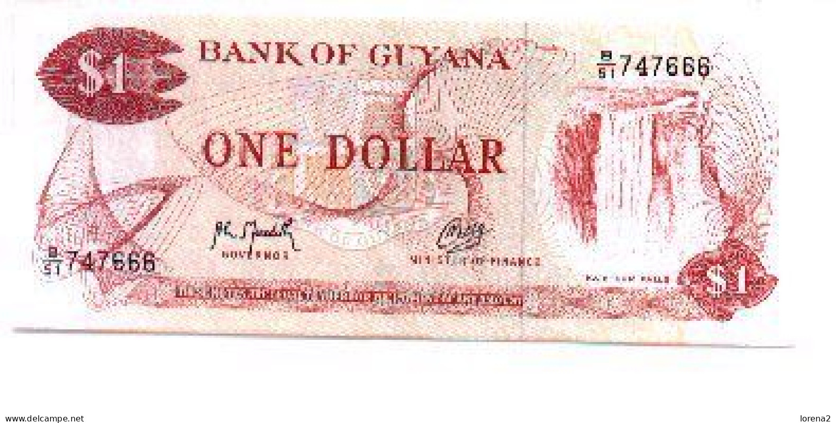 Billete Guaya. 1 Dolar. 6-673 - Guyana