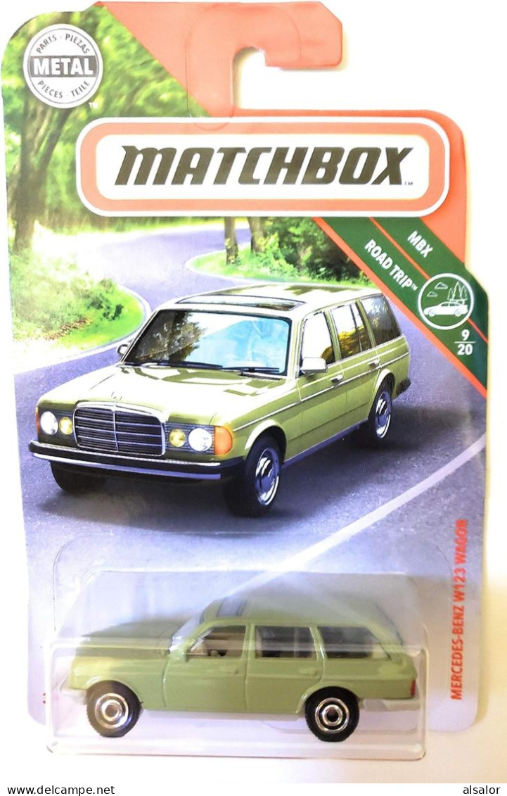 MERCEDES-BENZ WAGON 123 VERT MATCHBOX - Matchbox (Mattel)