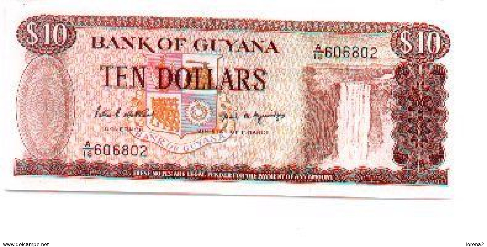 Billete Guaya. 10 Dolares. 6-674 - Guyana