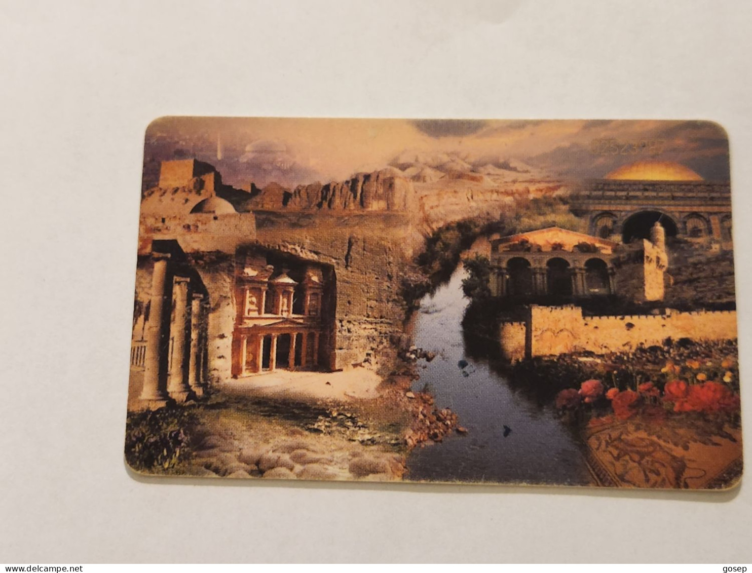 JORDAN-(JO-JPP-0018)-Jordanian Landmarks-(56)-(JD2)-(02523987)-(silver Chip)-used Card - Giordania