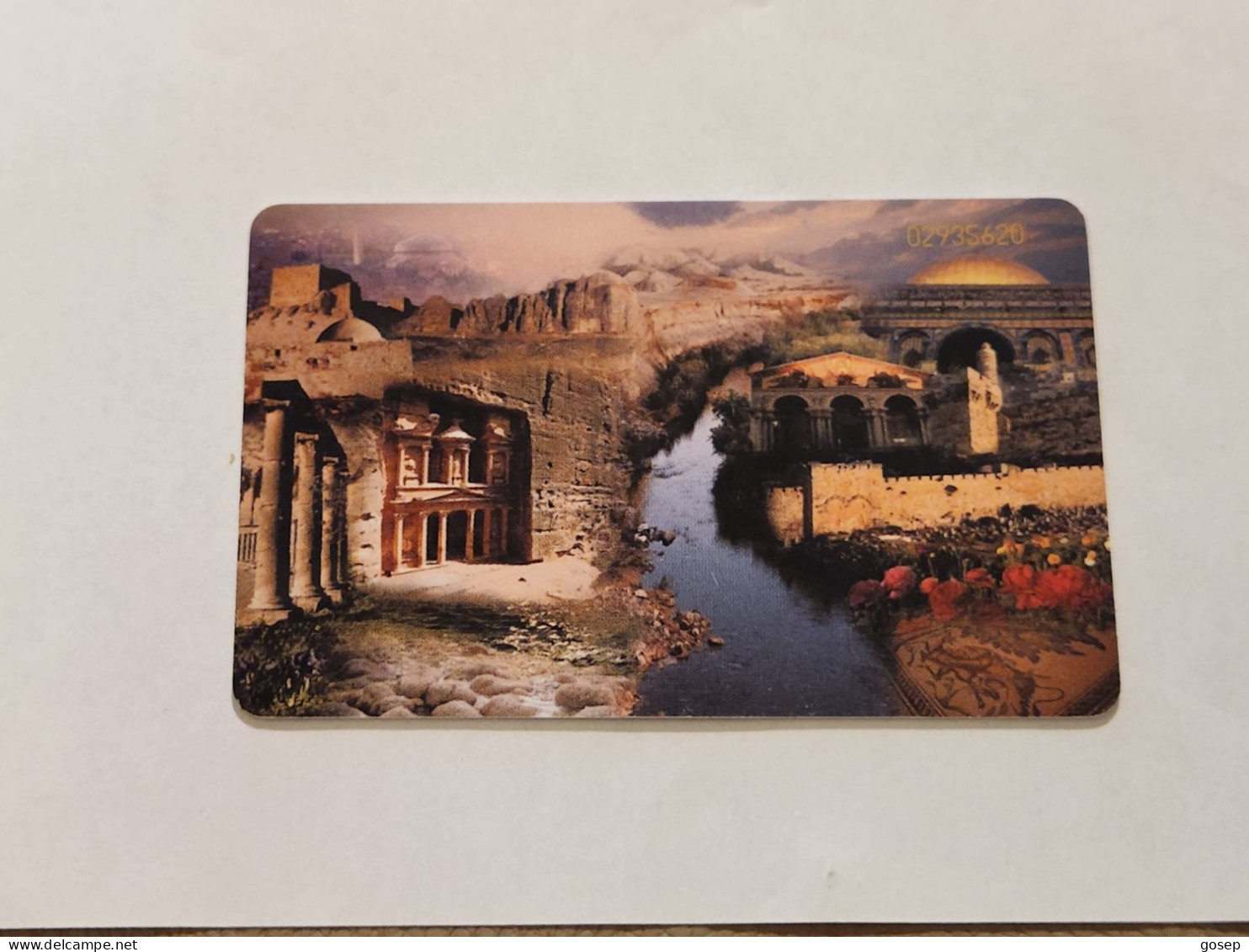 JORDAN-(JO-JPP-0018)-Jordanian Landmarks-(57)-(JD2)-(02935620)-(silver Chip)-used Card - Jordan