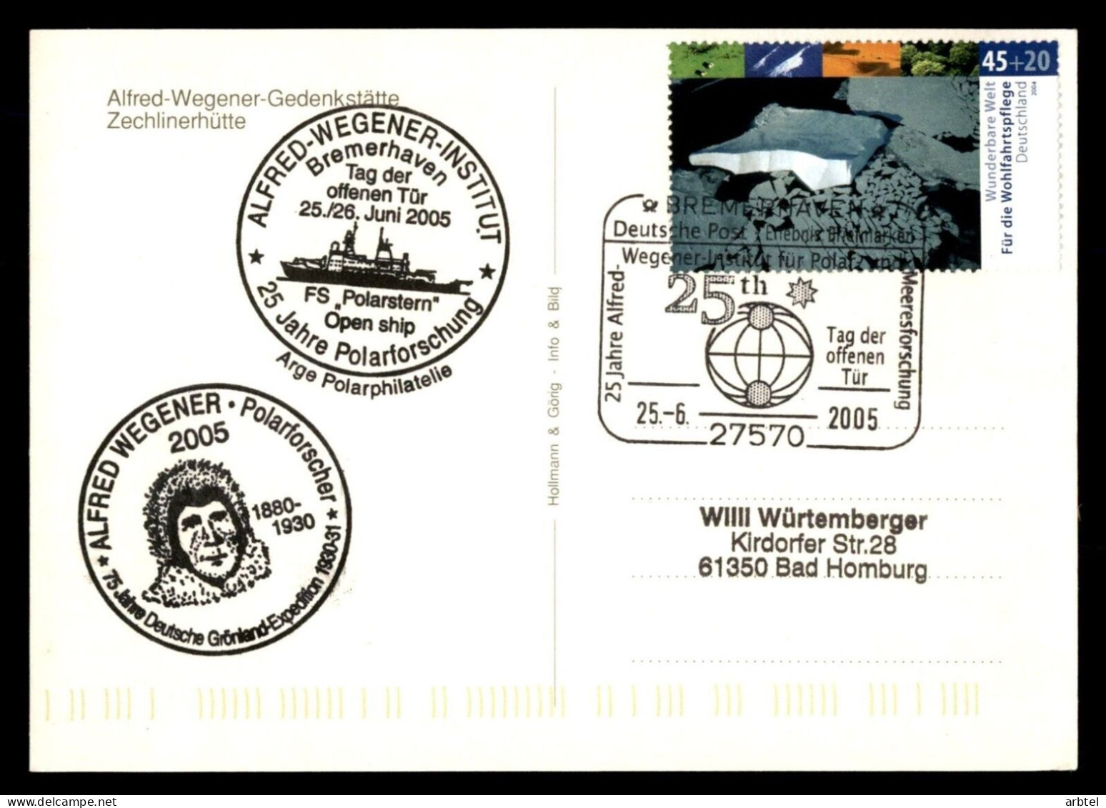 ANTARTIDA ANTARCTIC ALEMANIA FS POLARSTERN  MAT BREMERHAVEN ALFRED WEGENER - Polar Ships & Icebreakers