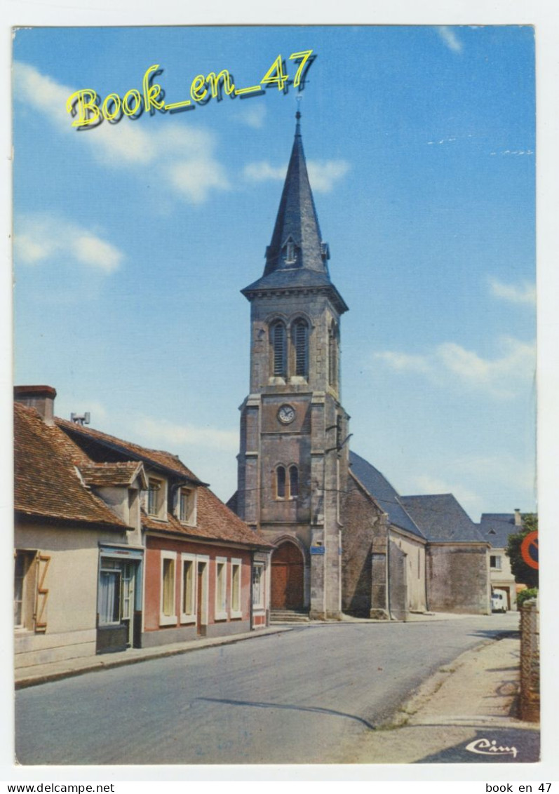 {91111} 72 Sarthe La Fresnaye Sur Chedouet , L' église - La Fresnaye Sur Chédouet