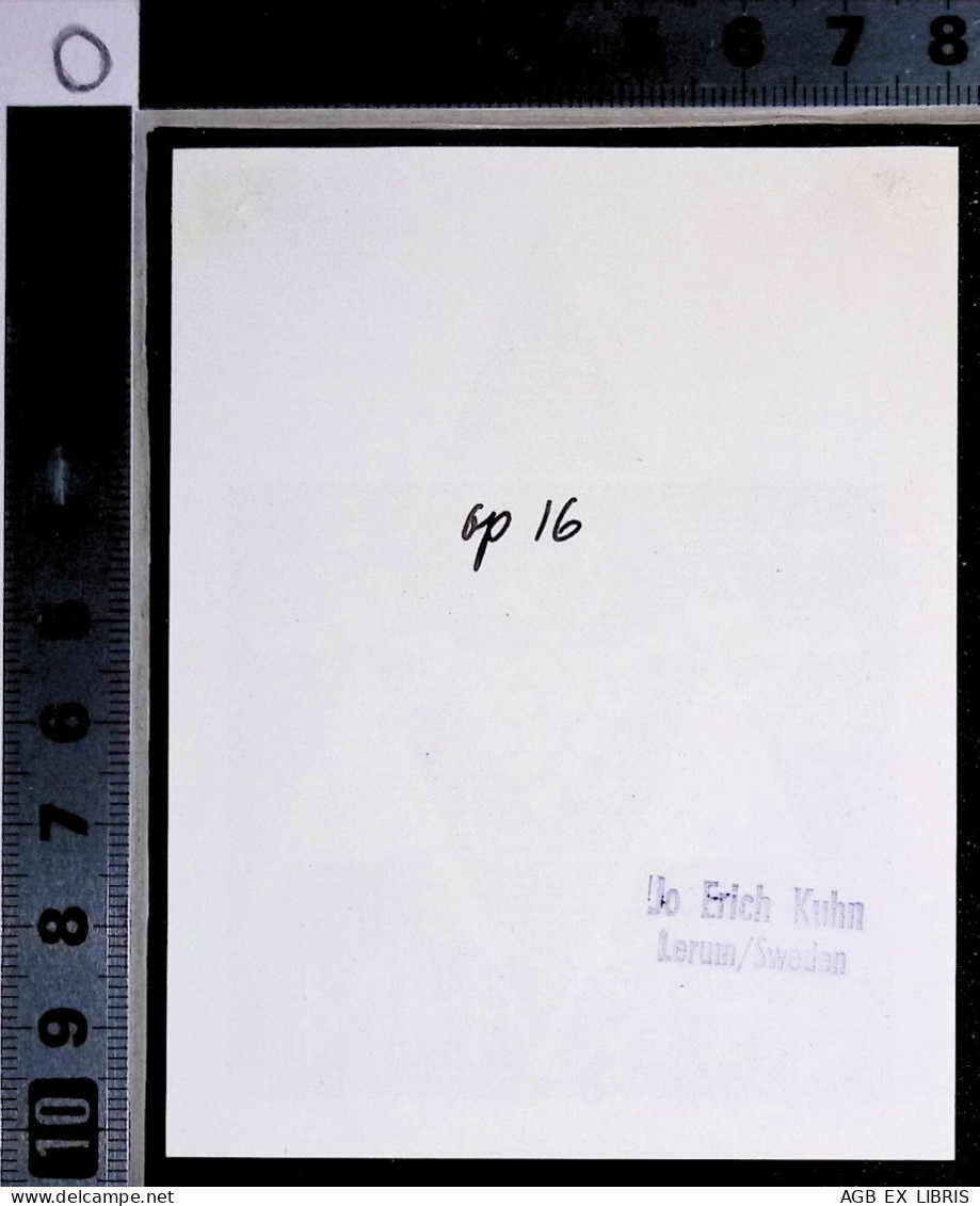 EX LIBRIS  JO ERICH KUHN Per IPSE L27bis-F01 - Ex-libris