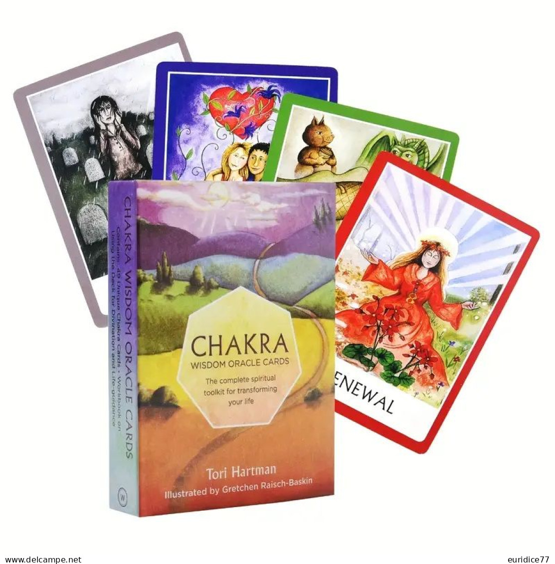 Baraja De Oráculo De Sabiduría De Los Chakras 49 Cartas - Tarot-Karten