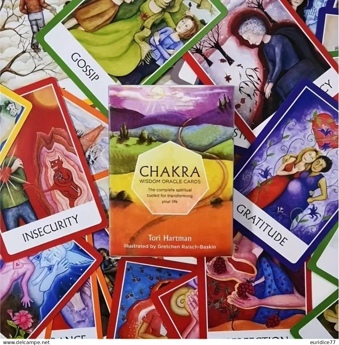 Baraja De Oráculo De Sabiduría De Los Chakras 49 Cartas - Tarot