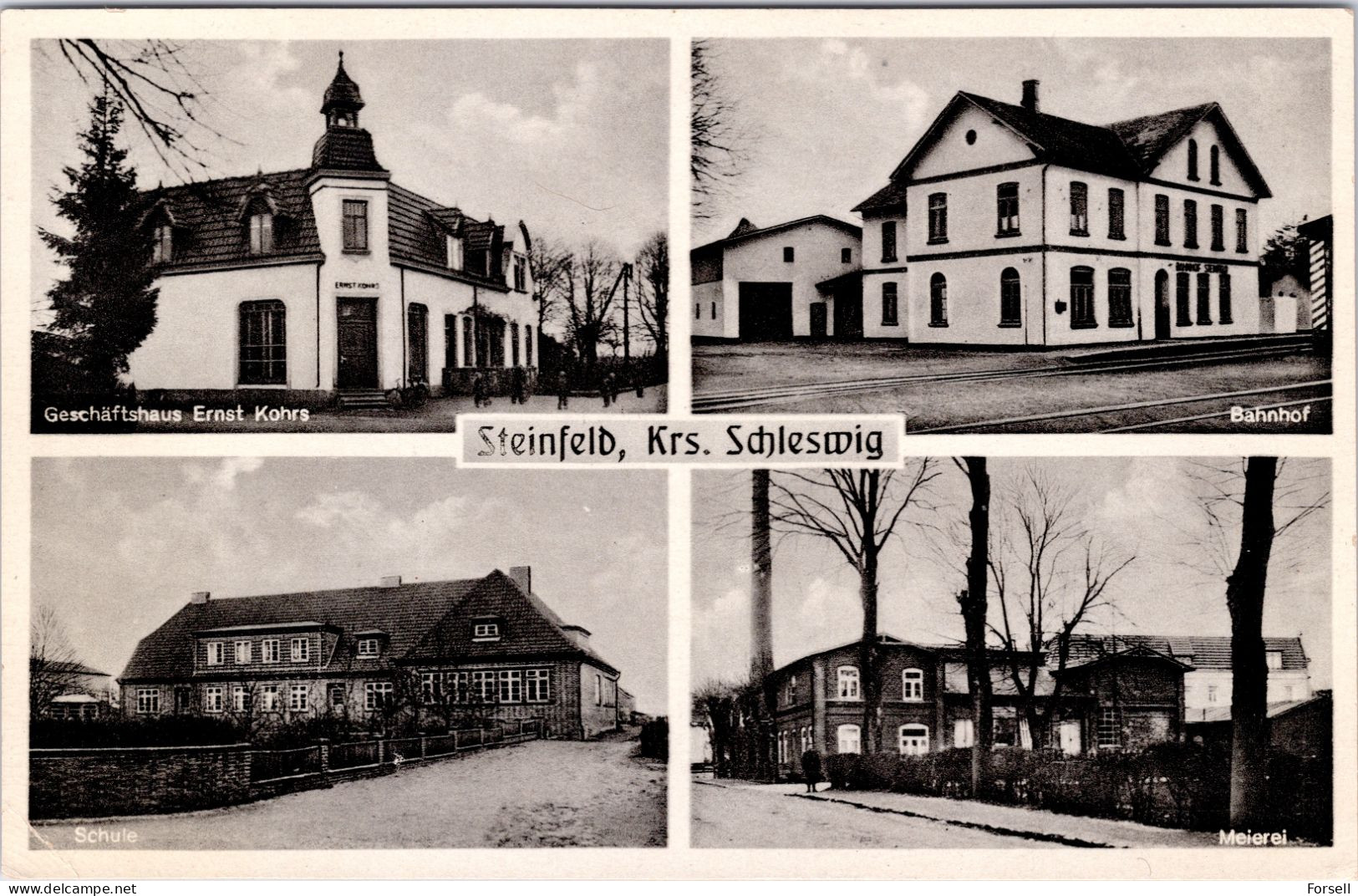 Steinfeld Kreis Schleswig (mit Bahnhof) (Ungebraucht) - Schleswig