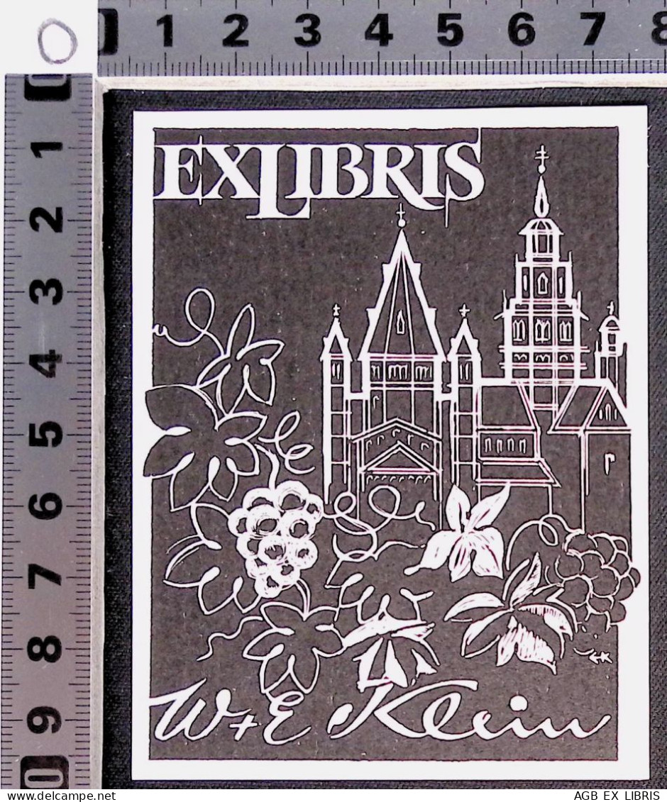 EX LIBRIS  JO ERICH KUHN Per W + E KLEIN L27bis-F01 - Exlibris