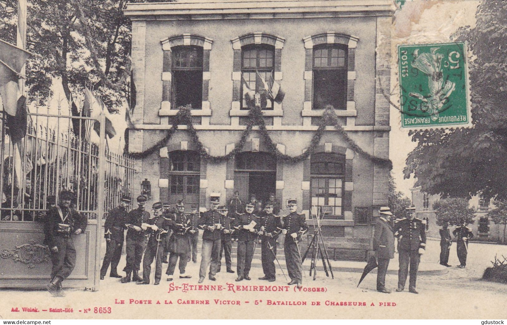 Vosges - St-Etienne-Remiremont - Le Poste à La Caserne Victor - 5e Bataillon De Chasseurs à Pied - Saint Etienne De Remiremont