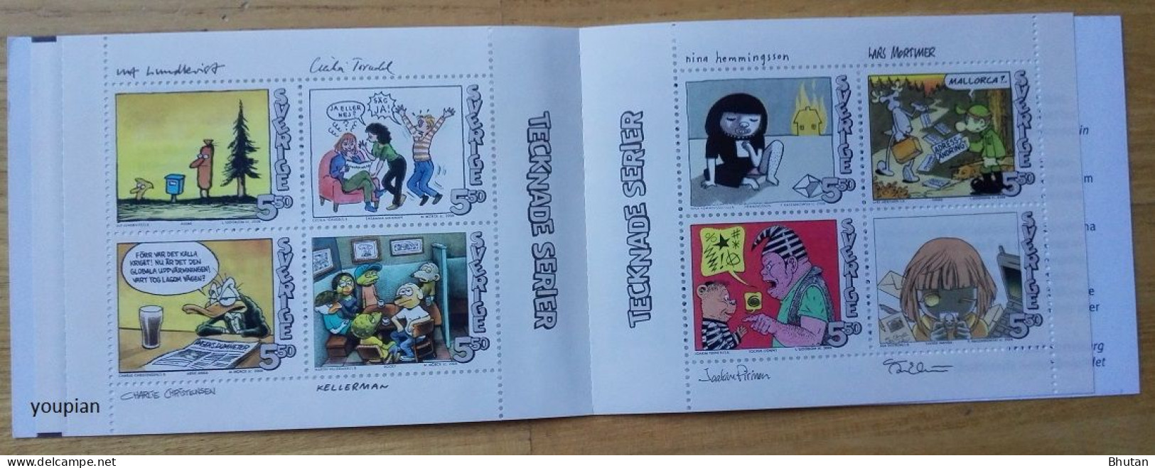 Sweden 2008, Comics, MNH Stamps Set - Booklet - Nuovi