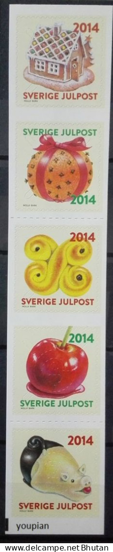 Sweden 2014, Christmas, MNH Stamps Set - Neufs