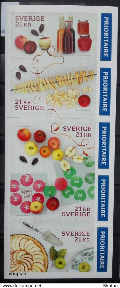Sweden 2017, Apple Festival, MNH Stamps Set - Unused Stamps
