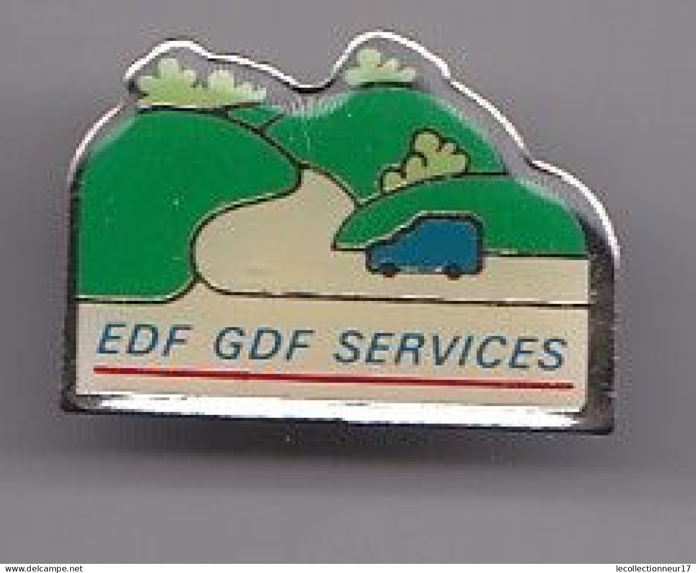 Pin's EDF GDF Services Réf 2080 - EDF GDF