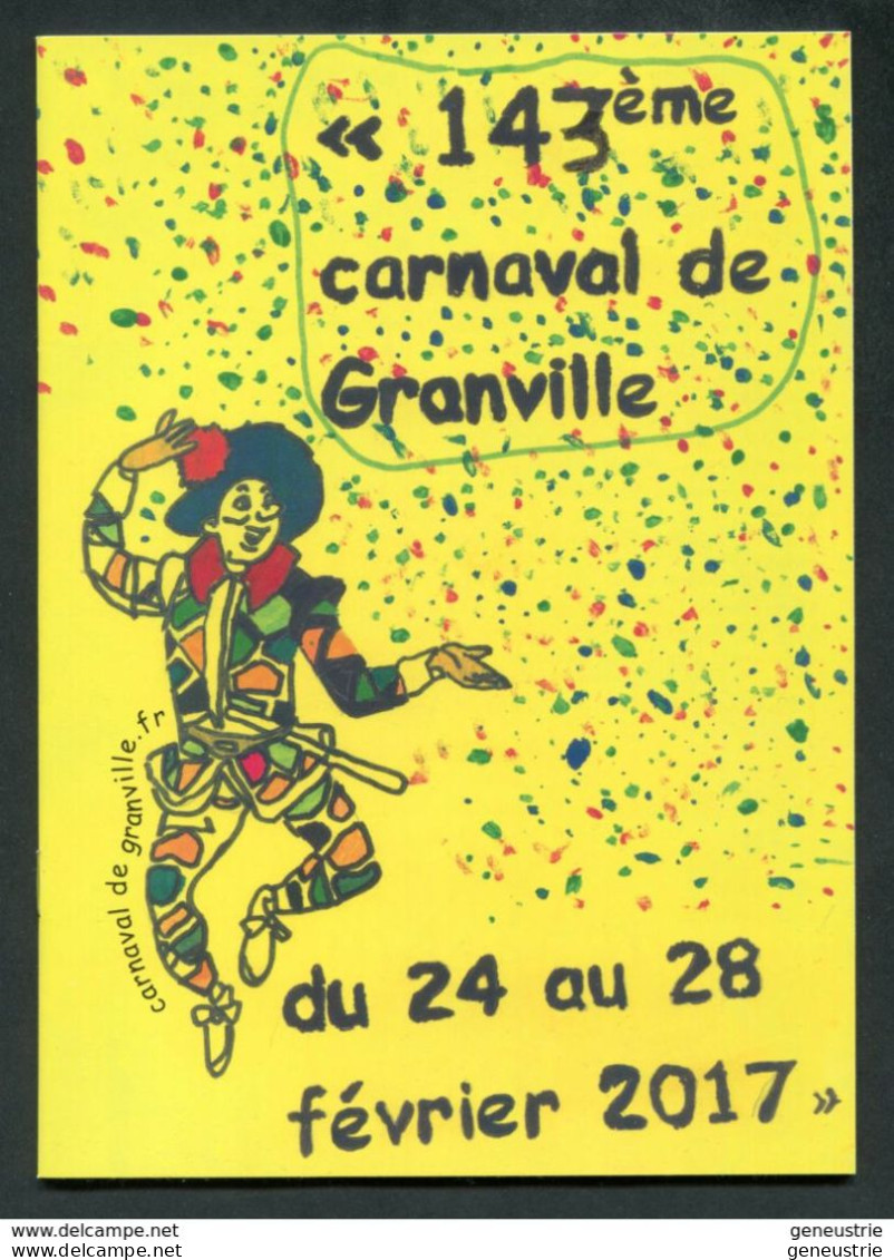 Livret Programme Du 143e Carnaval De Granville 2017 - 27pages - Manche - Normandie - Normandie