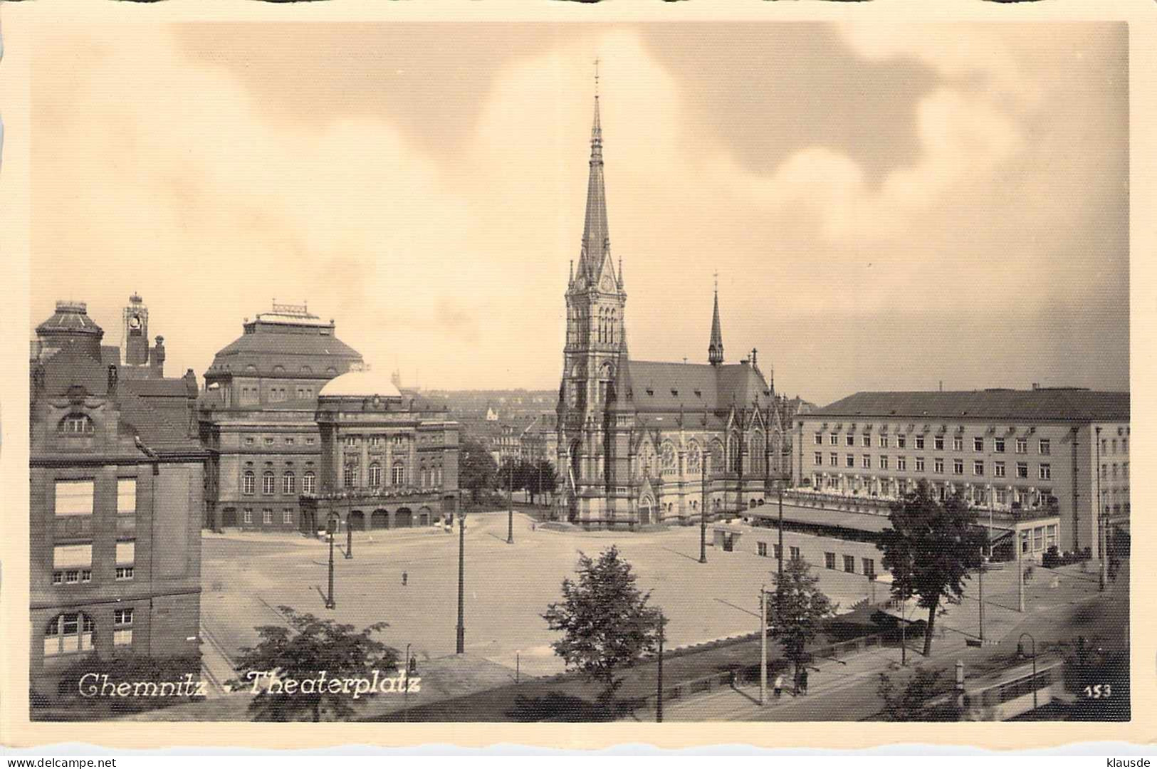 Chemnitz - Theaterplatz - Chemnitz (Karl-Marx-Stadt 1953-1990)