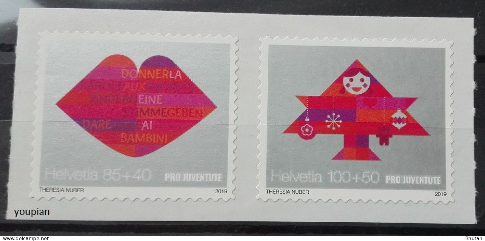 Switzerland 2019, 30th Years Right Of The Children, MNH Stamps Set - Nuovi