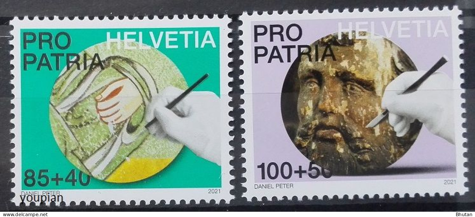 Switzerland 2021, Pro Patria - Craftsmanship And Cultural Heritage, MNH Stamps Set - Ungebraucht