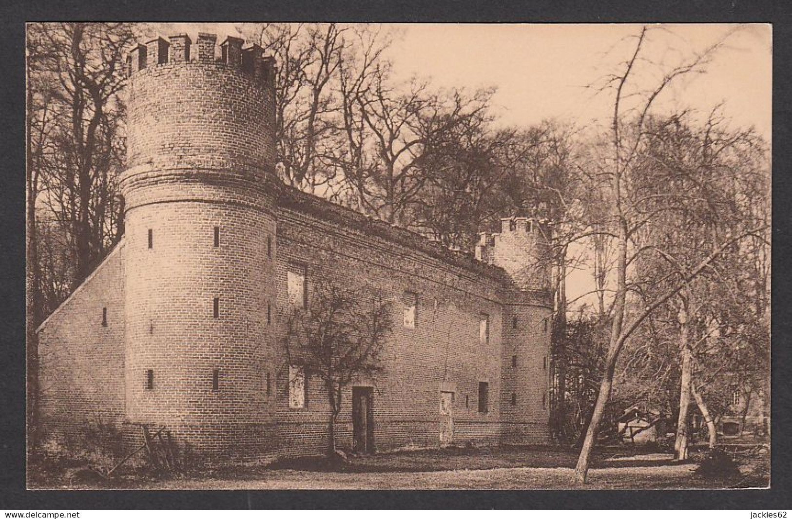 090154/ GAASBEEK, Kasteel, Oude Schuur Met Kanteelen - Lennik