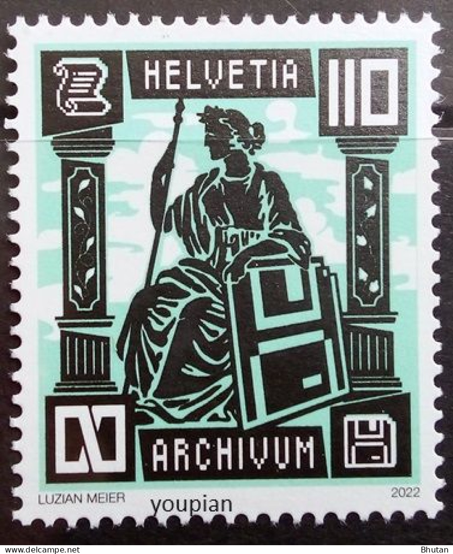 Switzerland 2022, Archivists, MNH Single Stamp - Nuovi