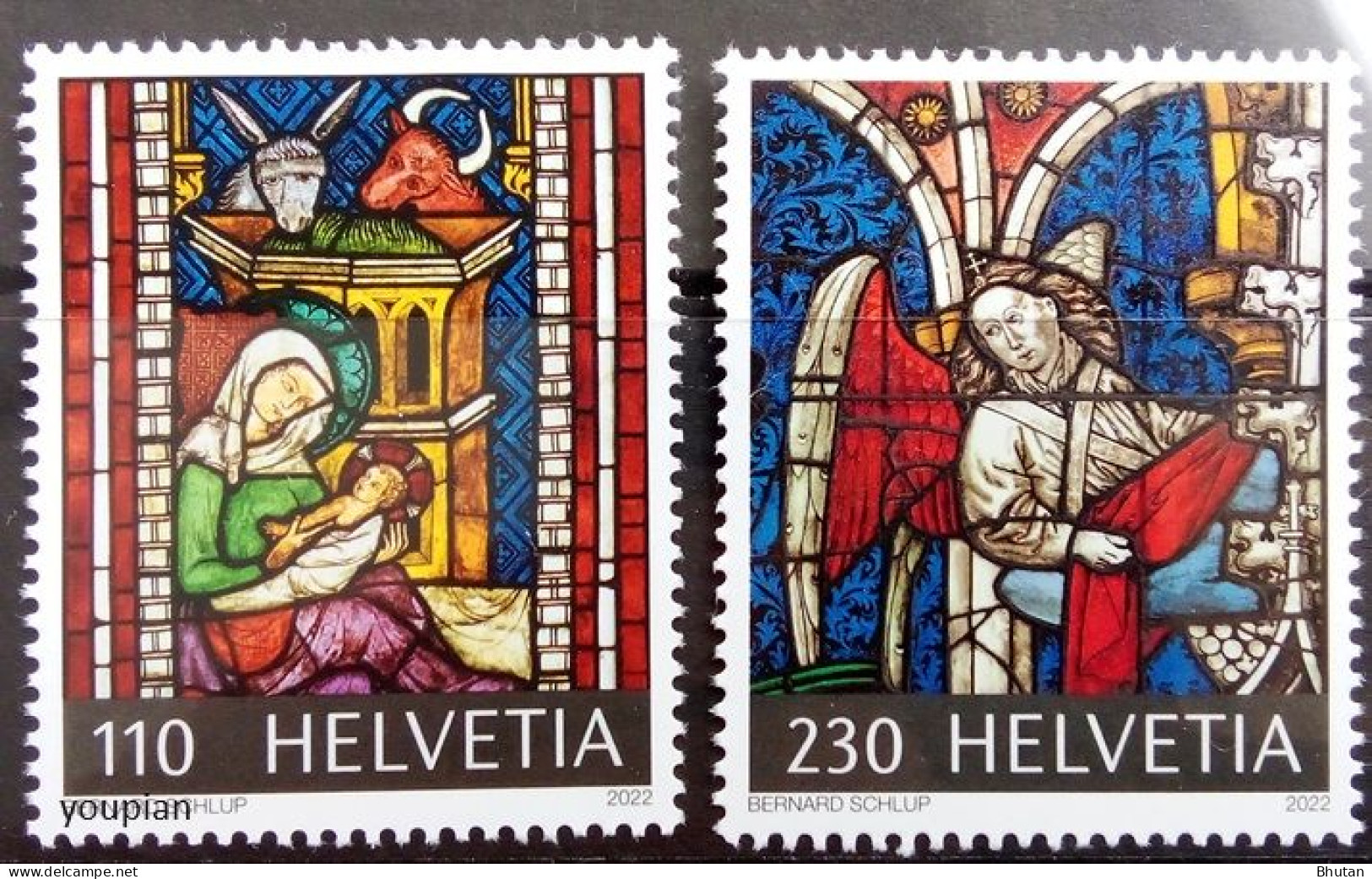 Switzerland 2022, Christmas, MNH Stamps Set - Neufs