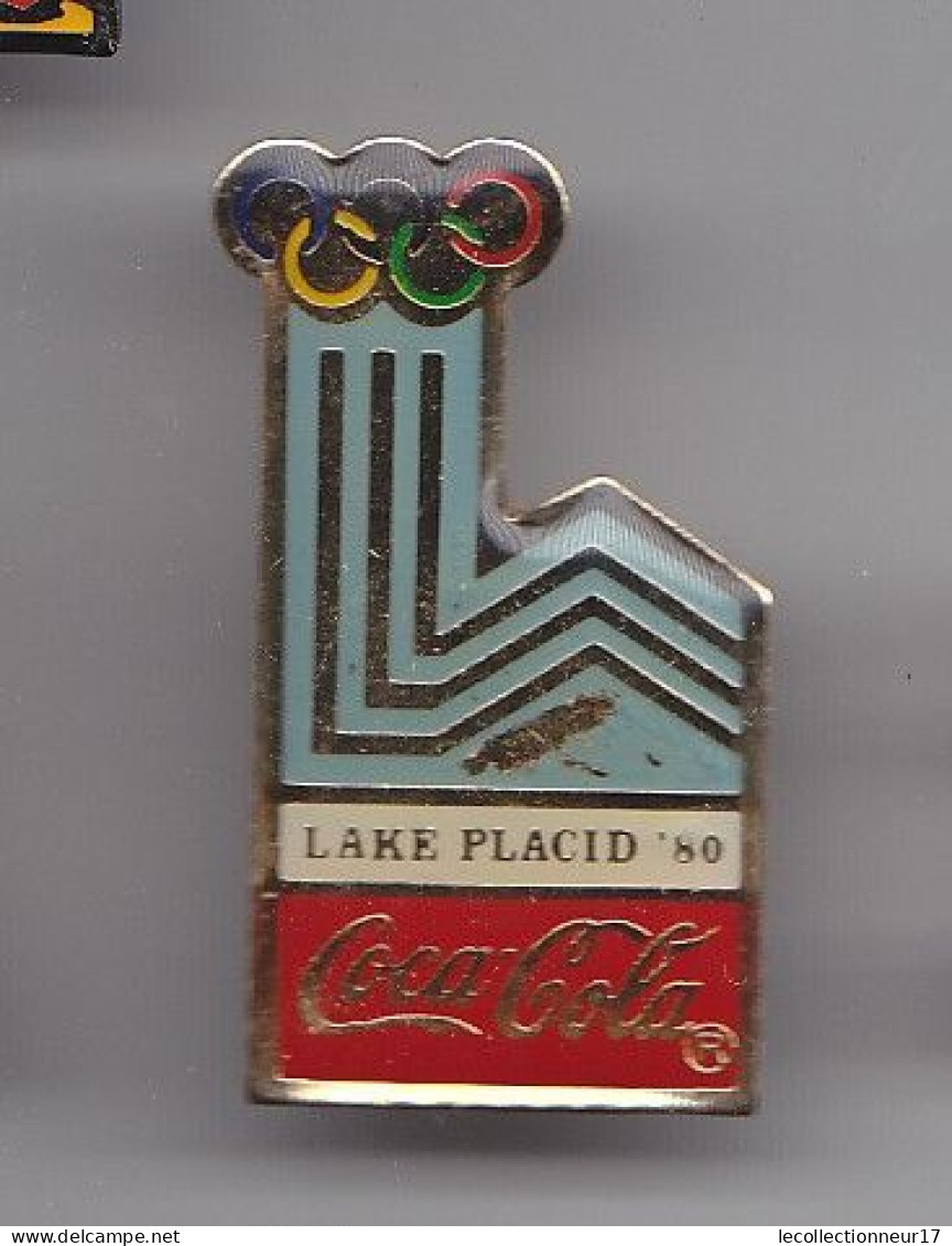 Pin's Coca Cola Jeux Olympiques  Lake Placid ' 80 Réf 6285 - Jeux Olympiques