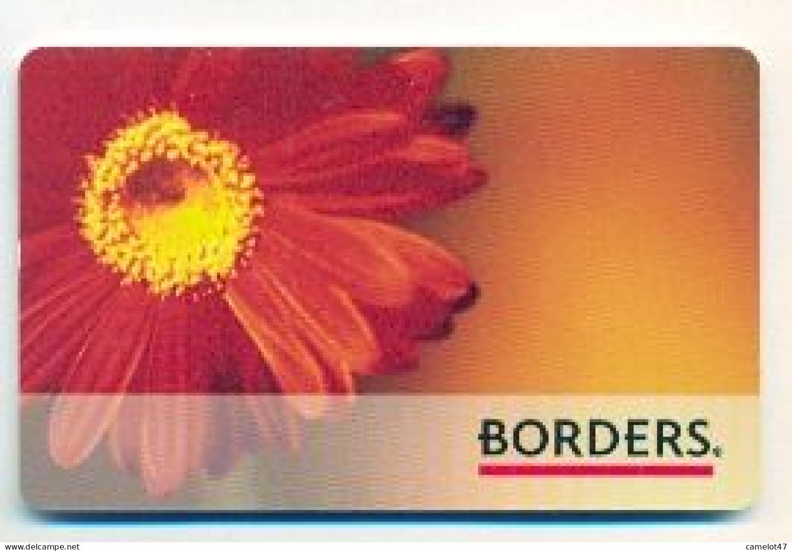 Borders  U.S.A., Carte Cadeau Pour Collection, Sans Valeur, # Borders-51 - Gift And Loyalty Cards