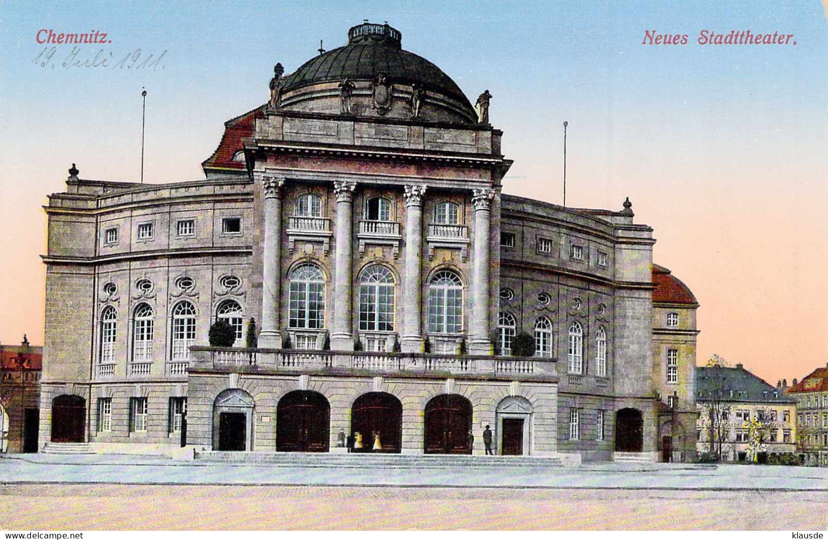 Chemnitz - Neues Stadttheater - Chemnitz (Karl-Marx-Stadt 1953-1990)