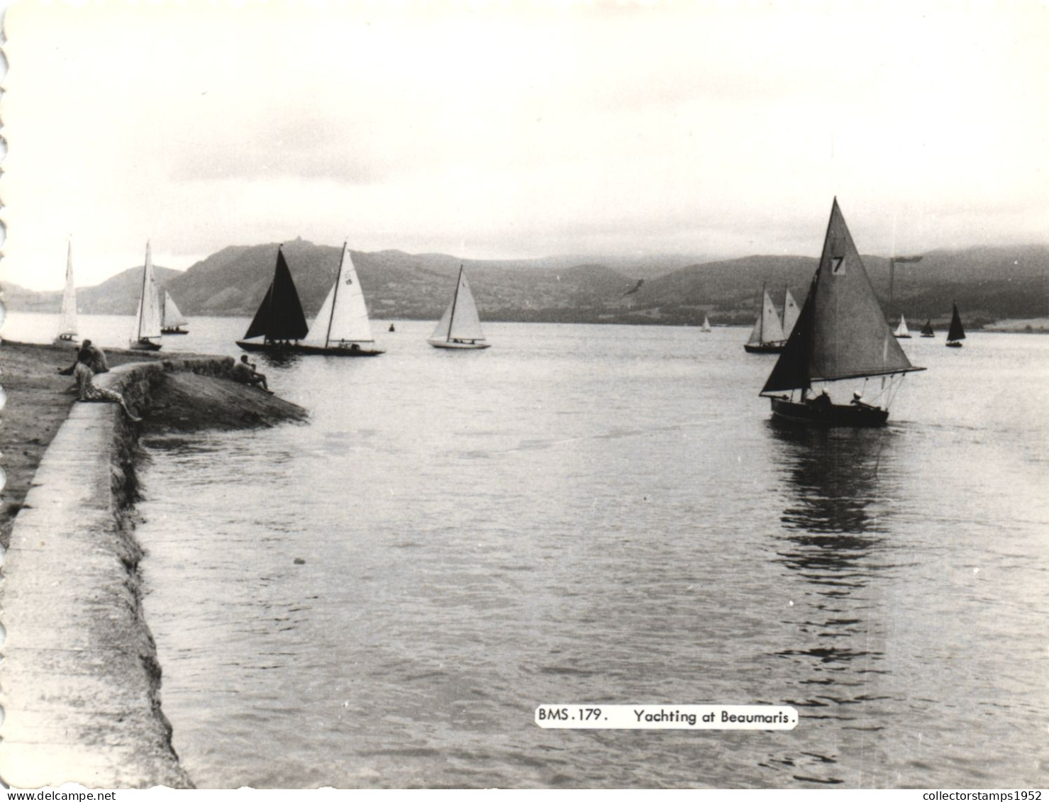 BEAUMARIS, ANGLESEY, BOATS, WALES, UNITED KINGDOM, POSTCARD - Anglesey
