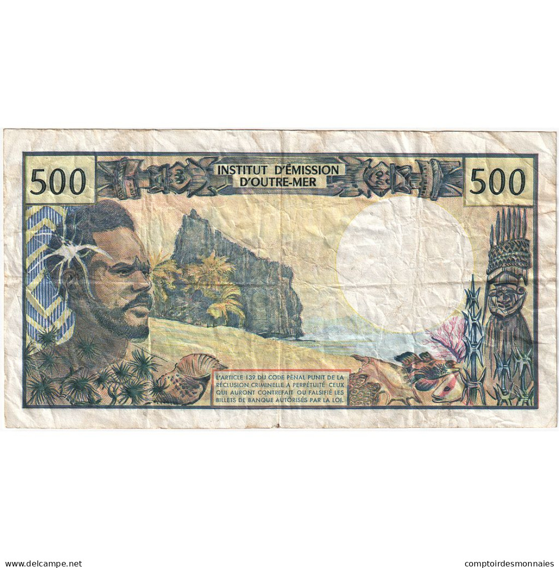 Polynésie Française, 500 Francs, 1990, KM:1a, TB+ - Papeete (Französisch-Polynesien 1914-1985)