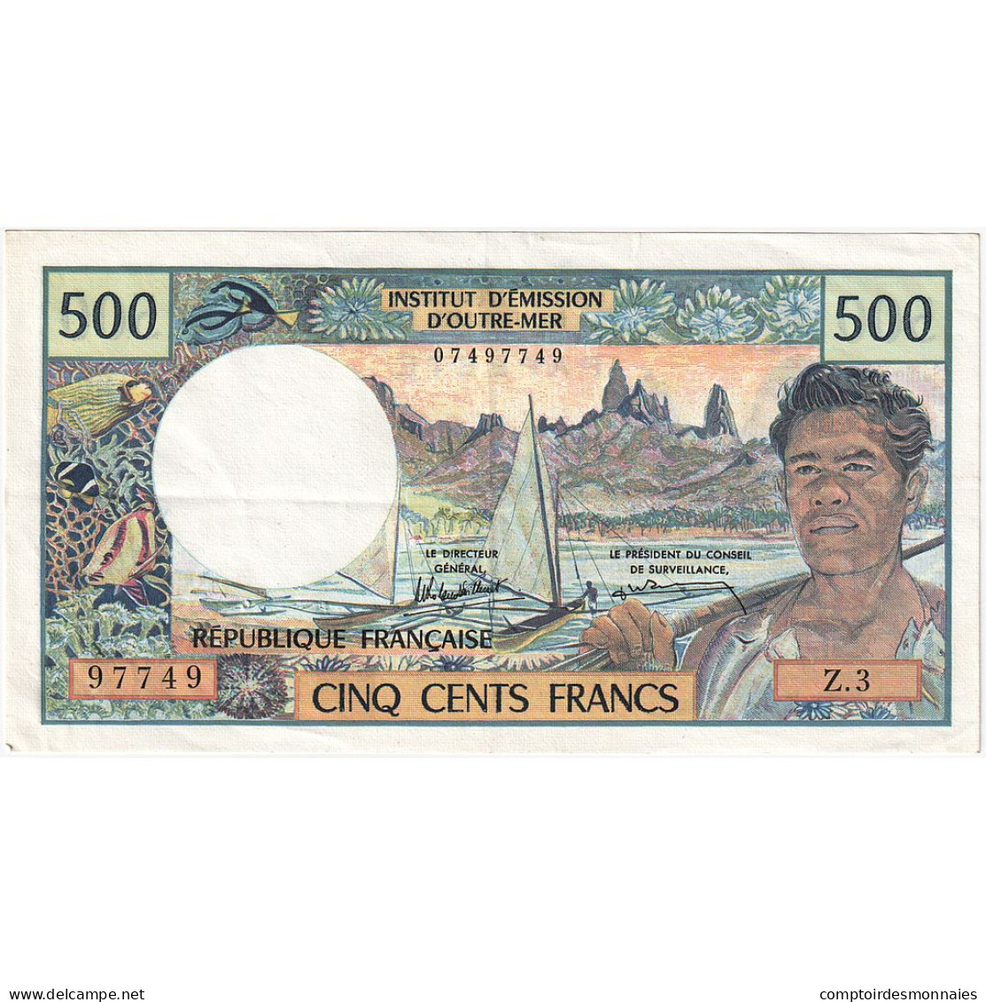 Polynésie Française, 500 Francs, 1990, KM:1a, SUP - Papeete (Frans-Polynesië 1914-1985)