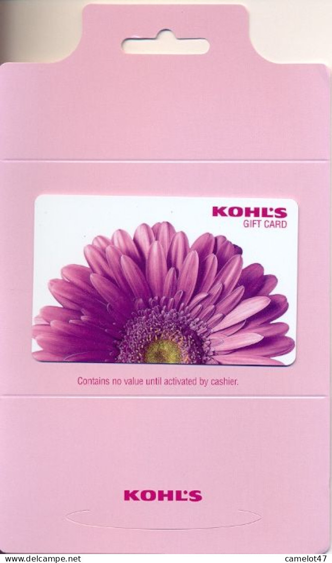 Kohl's, U.S.A., Carte Cadeau Pour Collection, Sans Valeur, # Kohls-13a - Carta Di Fedeltà E Regalo