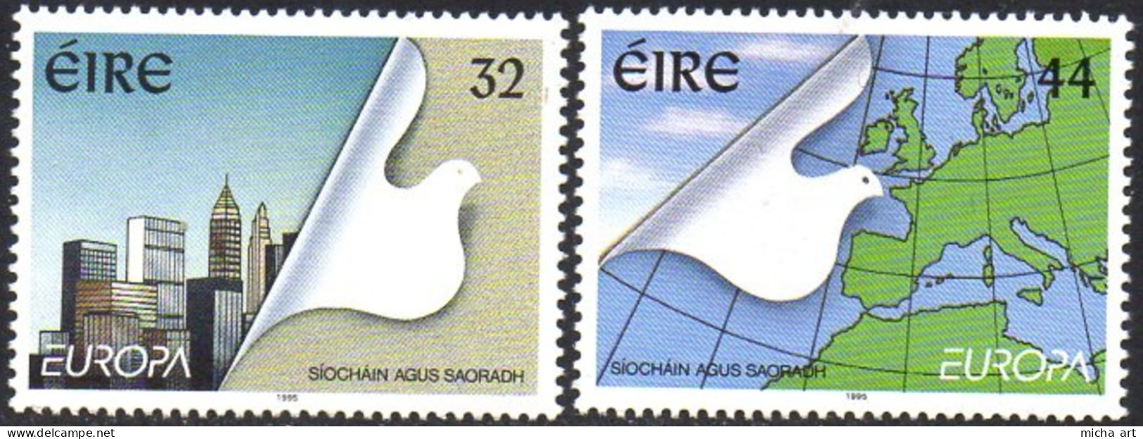 Ireland 1995 Europa CEPT Set MNH - 1995