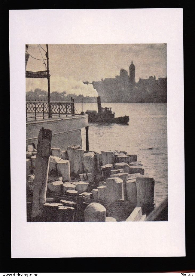 FTG002- NOVA YORK 1910_ REPRODUÇÃO DE FOTOGRAFIA De ALFRED STIEGLITZ_ Dim.= 21 X 14,5 Cm - Boats