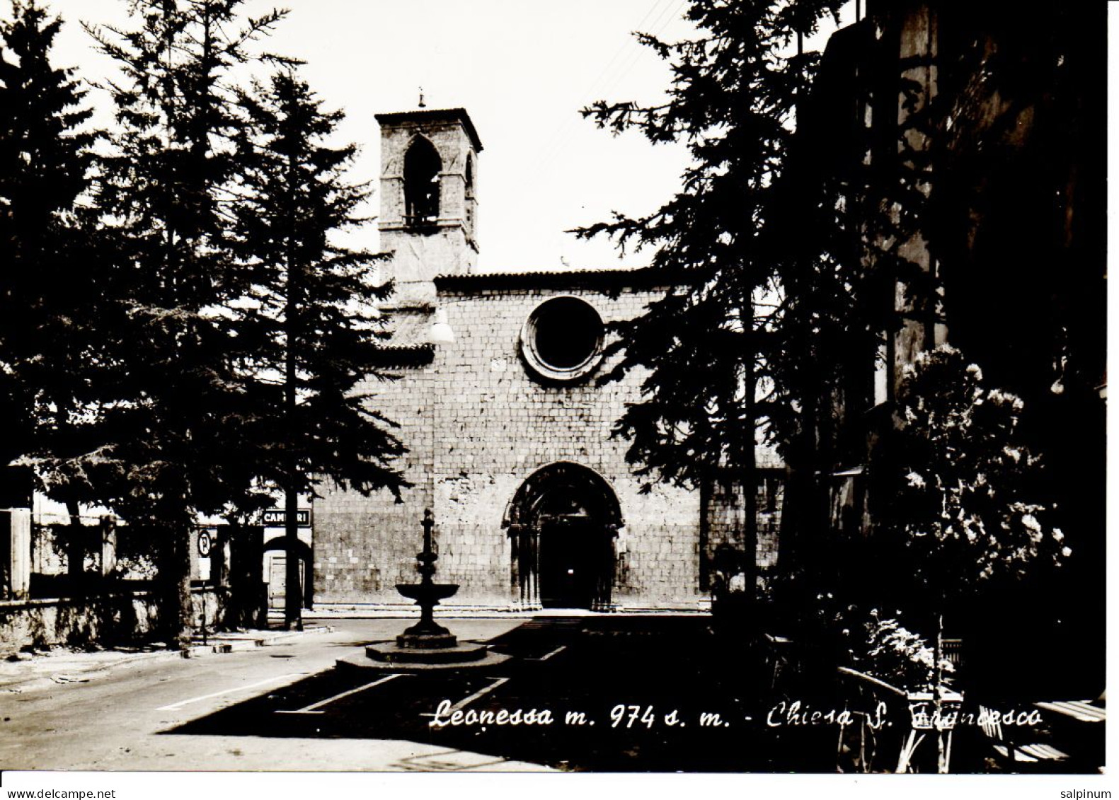 Leonessa, Chiesa Di San Francesco - Viag. 1973 - Rieti