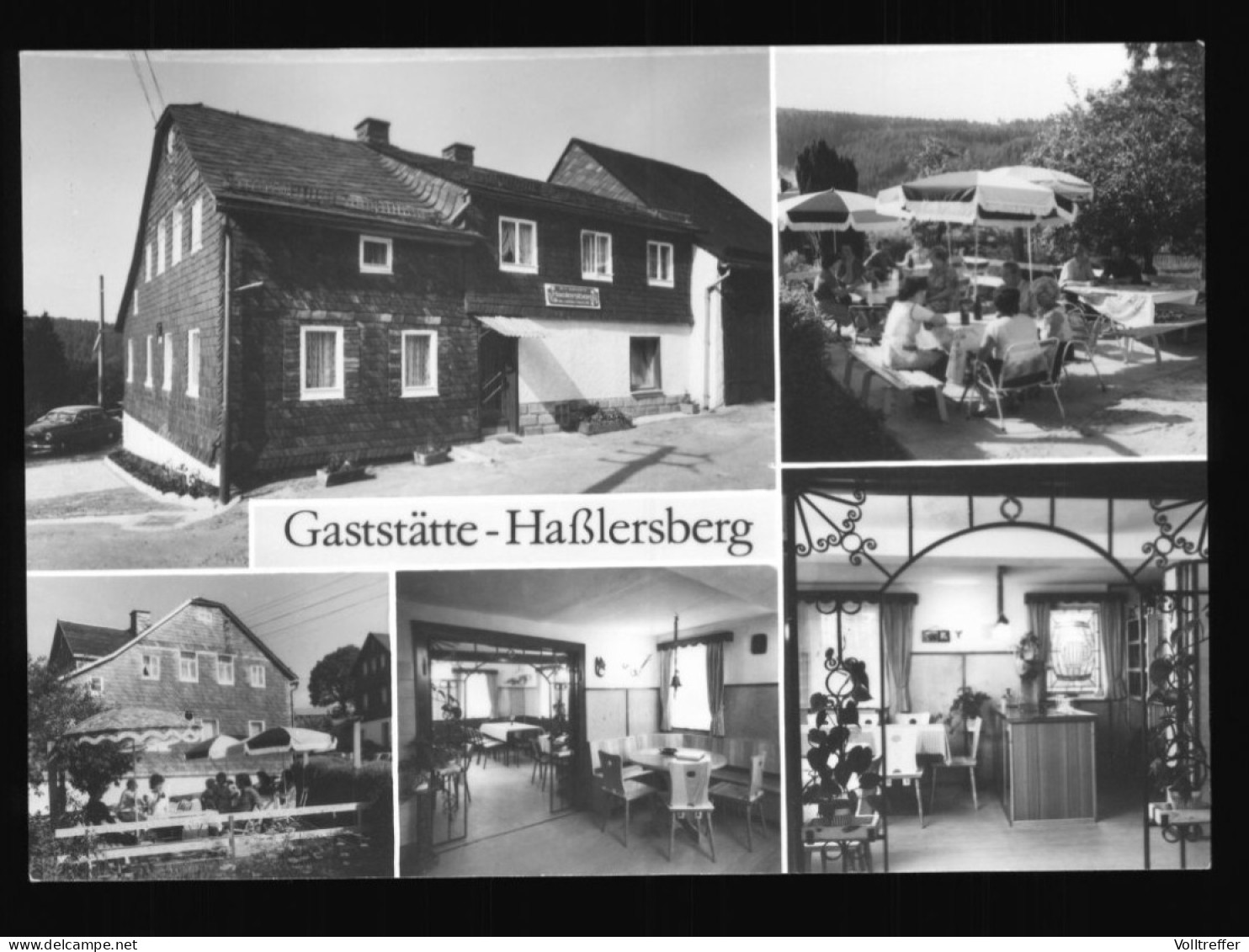 Orig. DDR Foto AK 1986 Gaststätte Haßlersberg In 6860 Wurzbach - Wurzbach