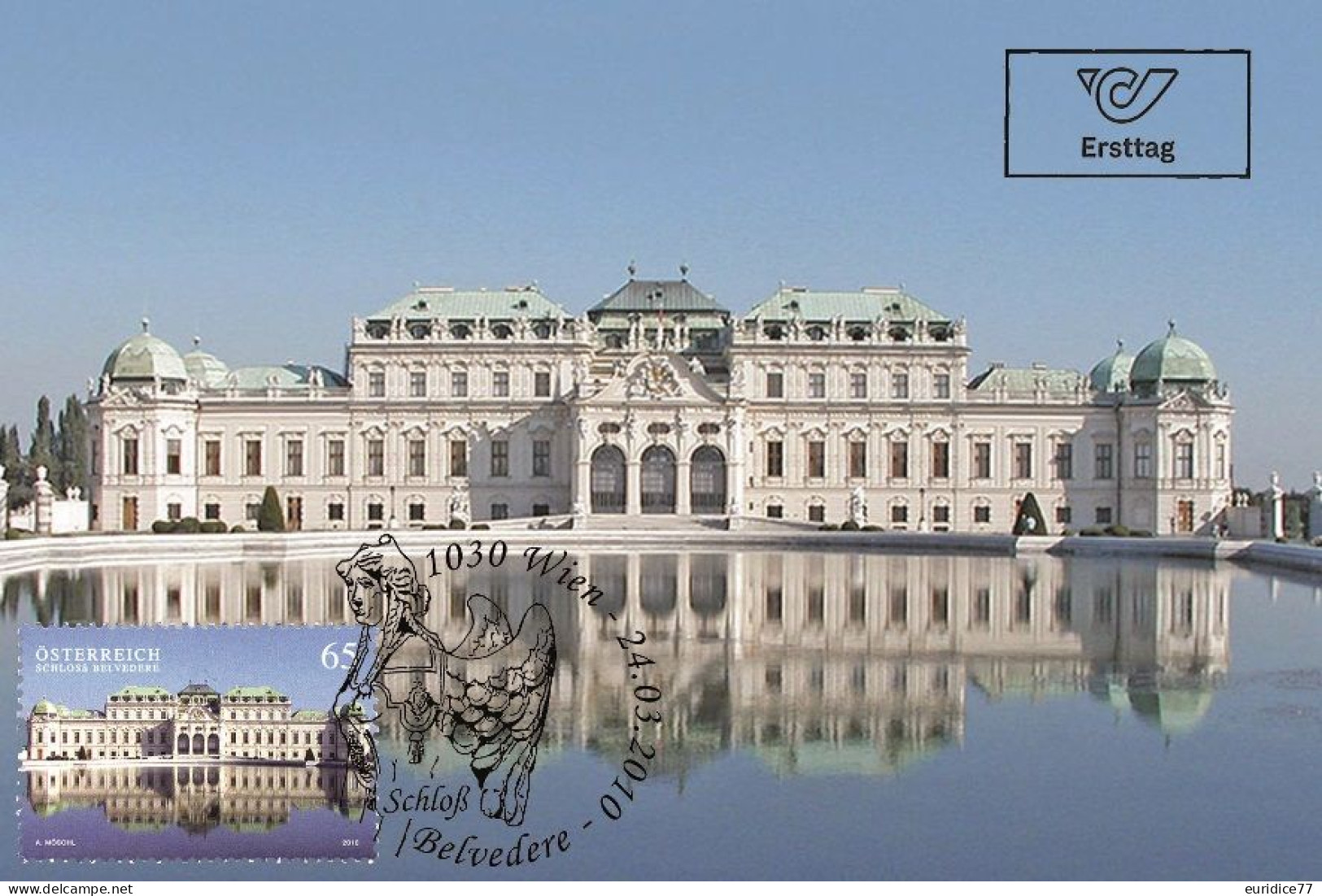 Austria 2010 - Schloss Belvedere Carte Maximum - Cartes-Maximum (CM)