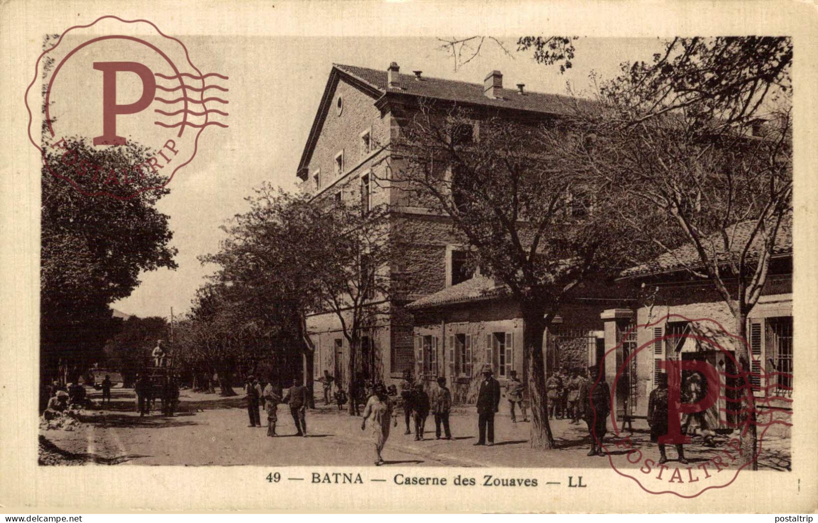 ARGELIA. ALGERIE.  Batna - Caserne Des Zouaves - Batna