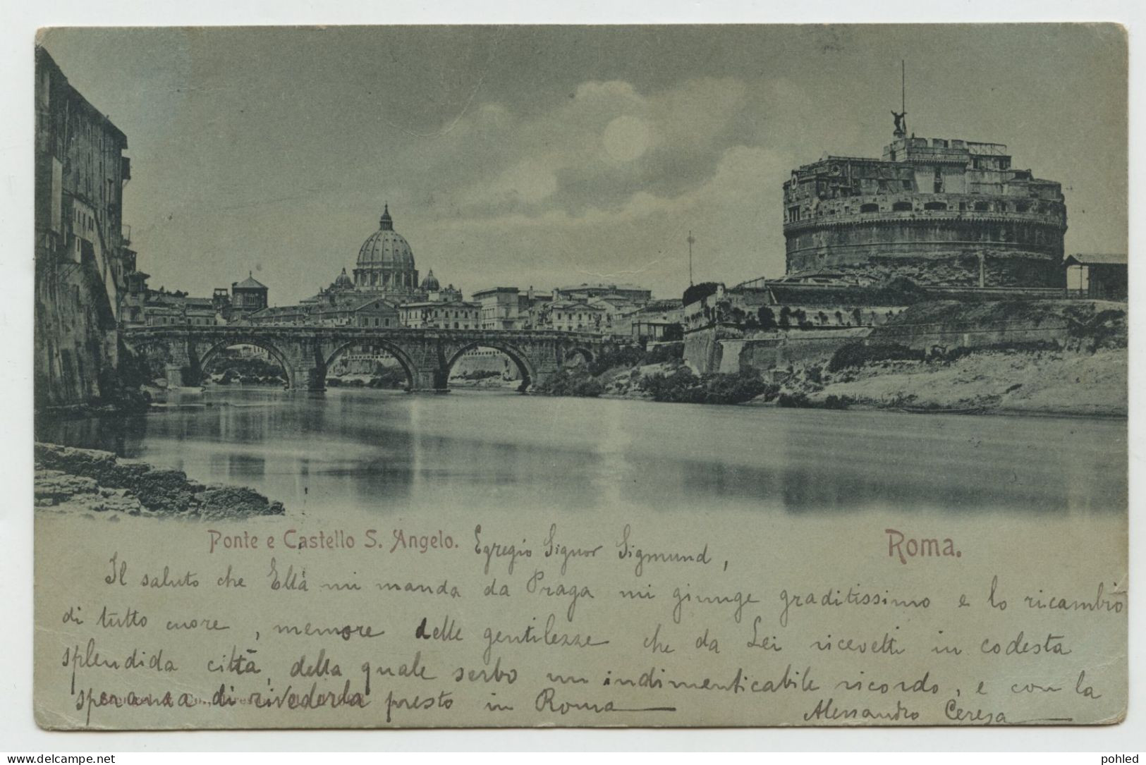 01229*ITALY*ITALIA*2x ROMA*COLOSSEO*PONTE E CASTELLO S. ANGELO*1898 - Colosseum