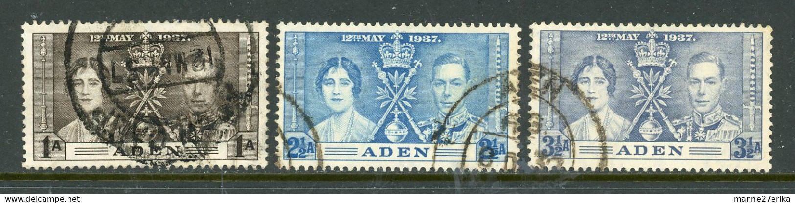 Aden USED 1937 Coronation - Aden (1854-1963)