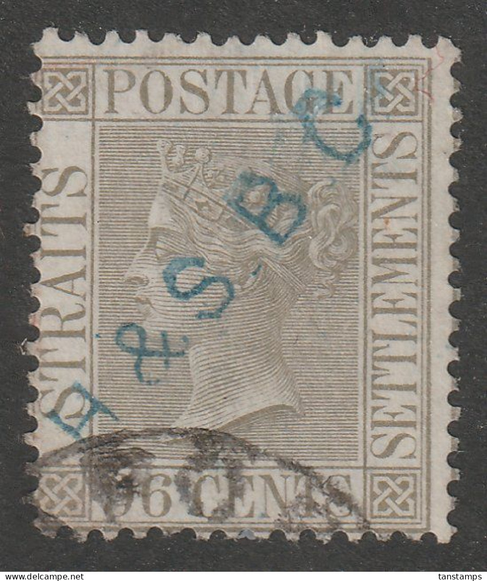 Straits Settlements - SG19 Fine Used, H & S B C Security Chop - Straits Settlements