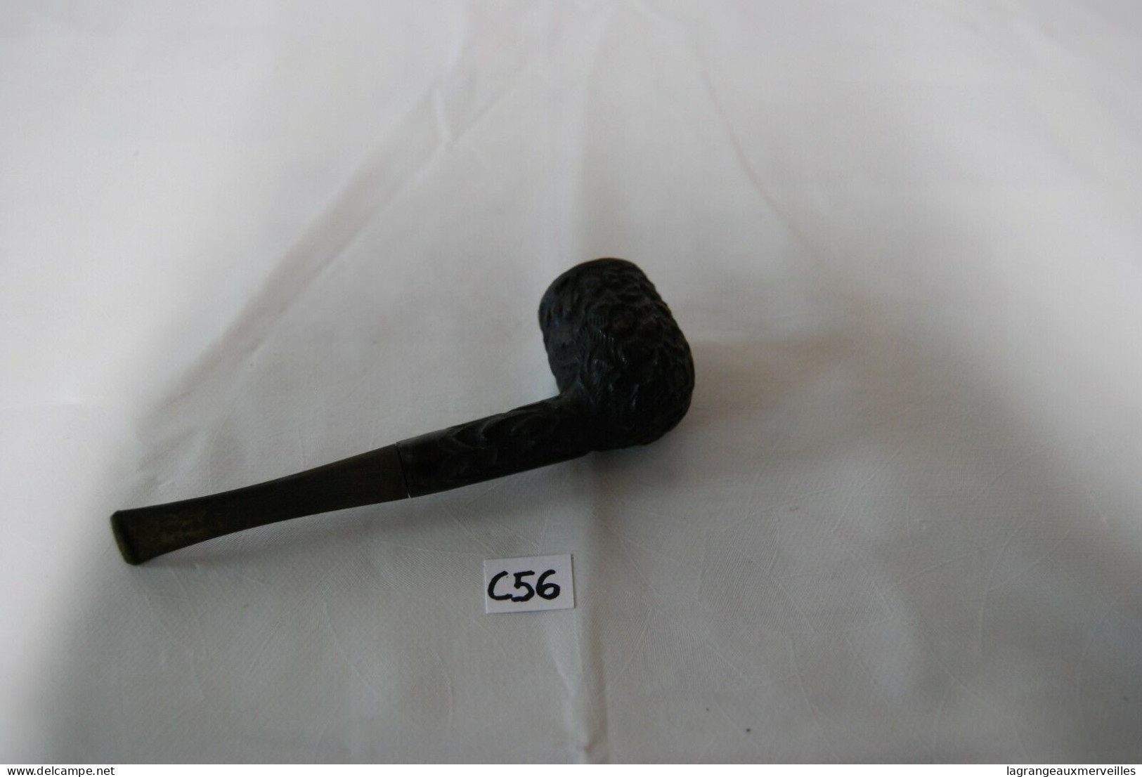C56 Ancienne Pipe - Fumeur - Real Briar - Bois Travaillé !!! - Sonstige & Ohne Zuordnung