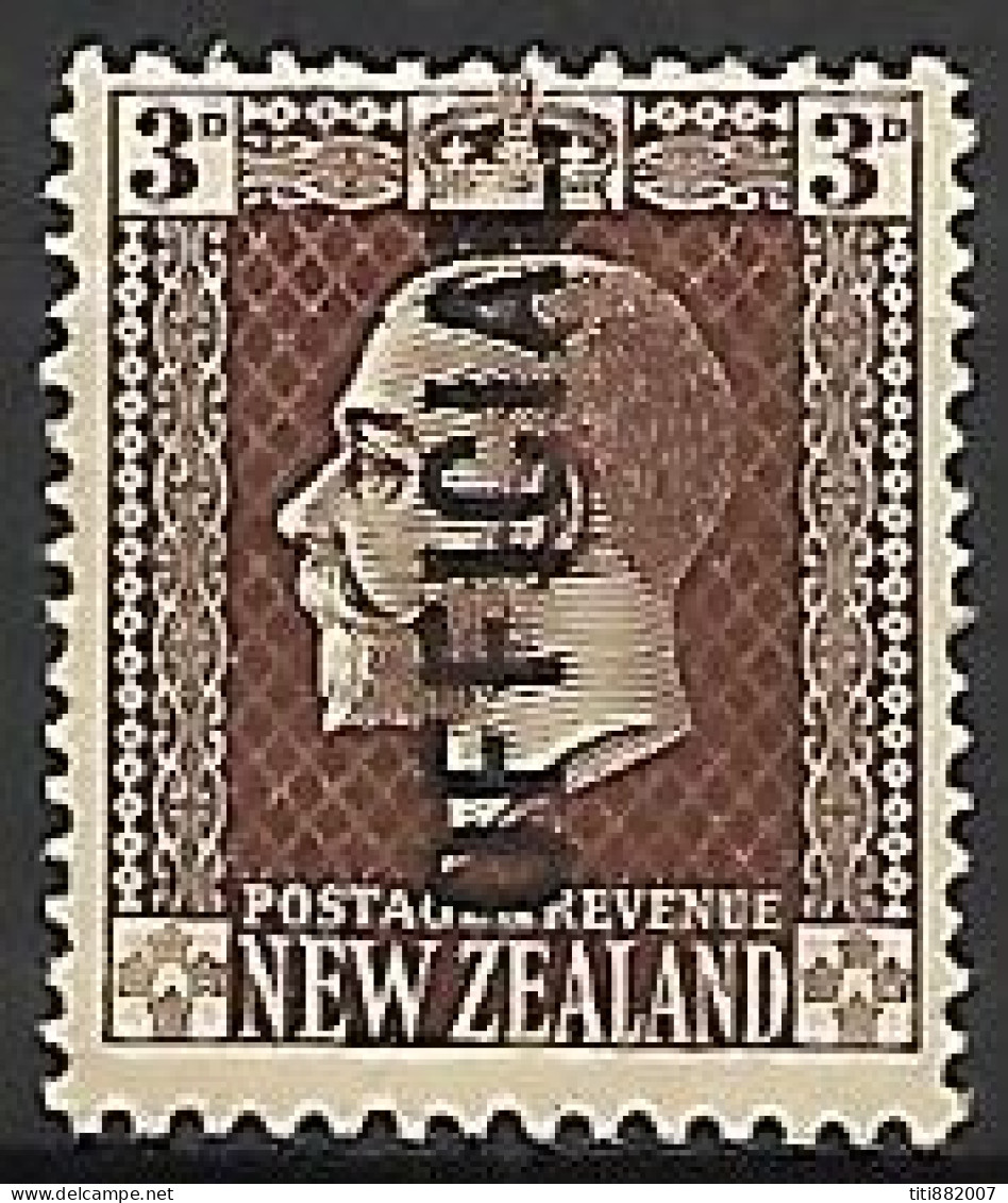 NEW  ZEALAND   -    Service / Official.    1916.    Y&T N° 58 *. - Officials