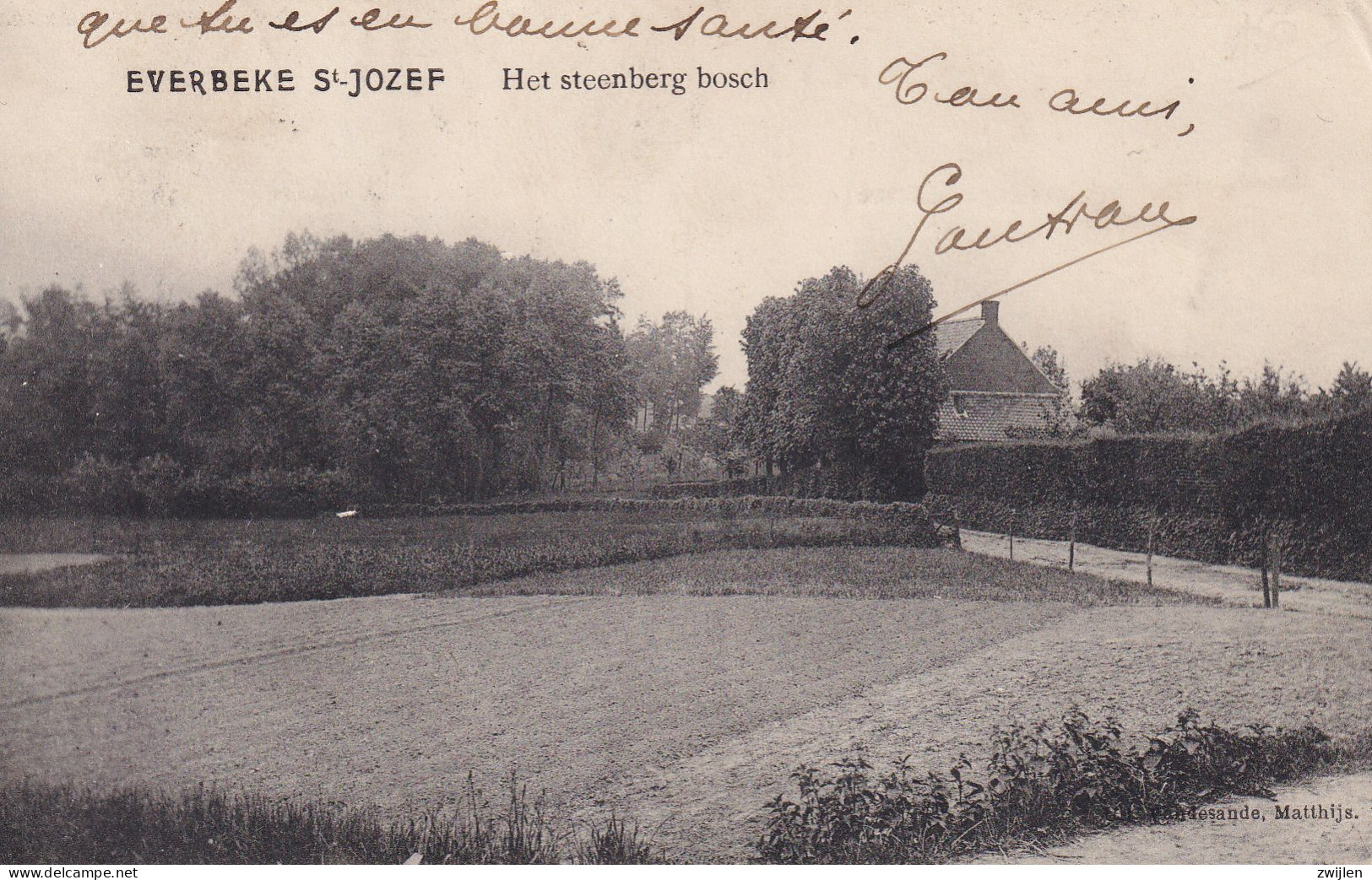 EVERBEEK EVERBECQ EVERBEKE BRAKEL SINT JOZEF HET STEENBERG BOSCH BOS - Brakel