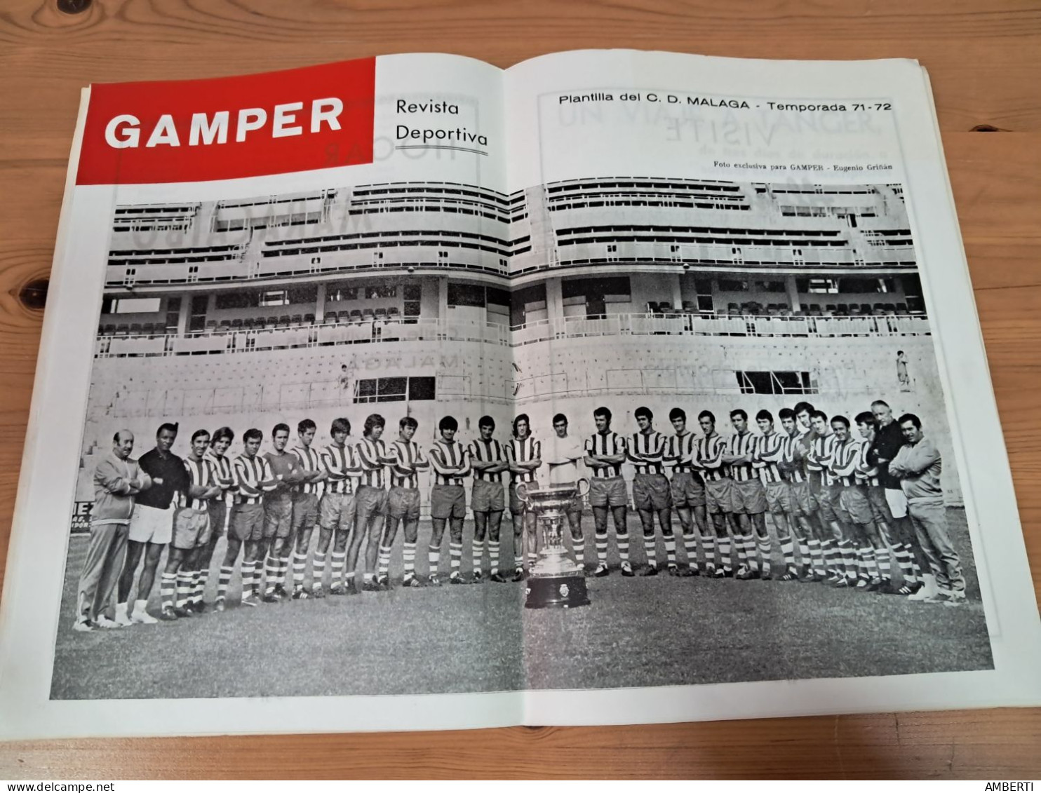 Poster CD MALAGA Temporada 1971/72 - Sport
