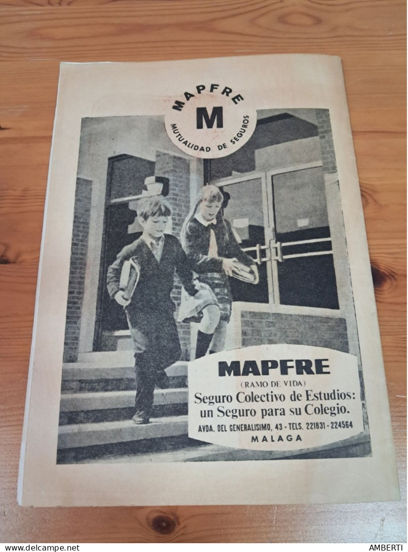 Poster CD MALAGA temporada 1971/72